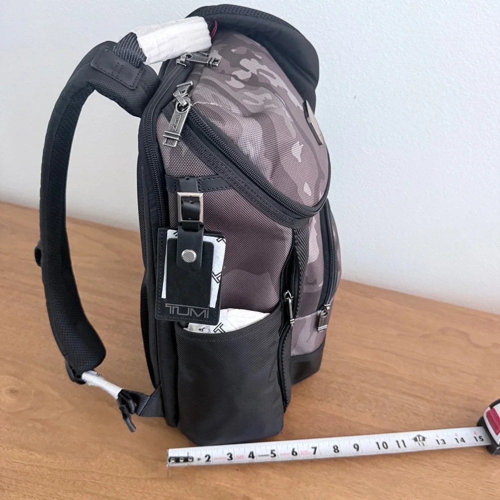 Tumi Thornhill Backpack Grey Camo Ballistic Nylon Laptop Bag 02223683CTYMPO